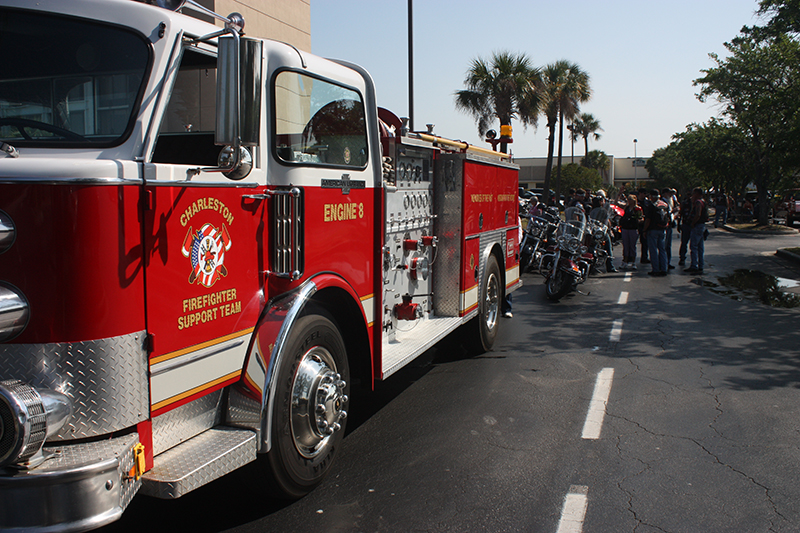 Leading the 'Iron Warriors' Motorcycle Club 9/11 Tribute Ride - 2013