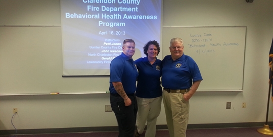 LFST Training at the Claredon County Fire Department