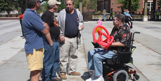 The benefit for Billy Topping, a retired firefighter, who was paralyzed by an infection in his spine. All proceeds went to help Billy and his wife complete the alterations to their home to accommodate his disability.