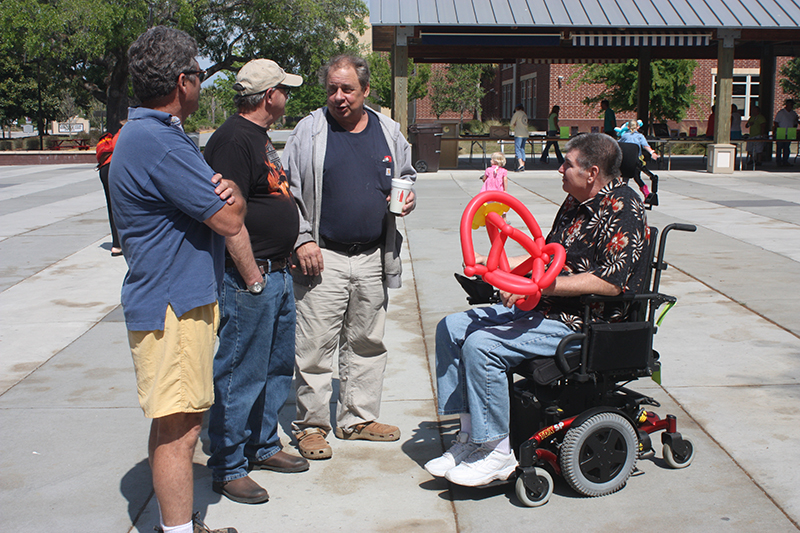 The benefit for Billy Topping, a retired firefighter, who was paralyzed by an infection in his spine. All proceeds went to help Billy and his wife complete the alterations to their home to accommodate his disability.